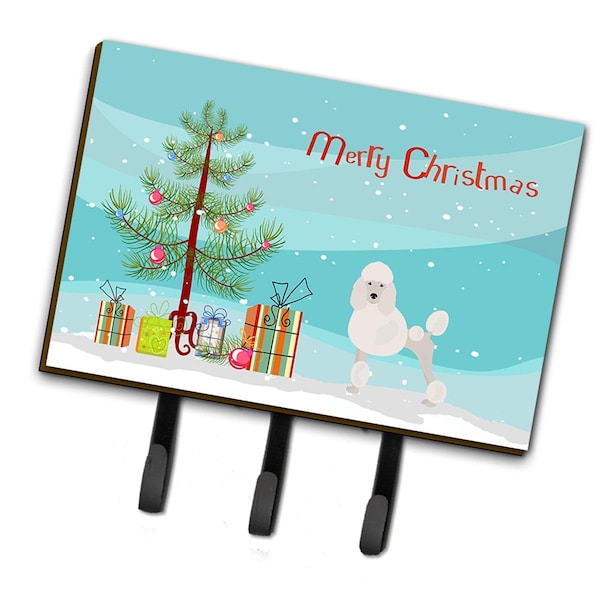 Carolines Treasures Miniature Poodle Christmas Tree Leash or Key Holder CK3478TH68 - main